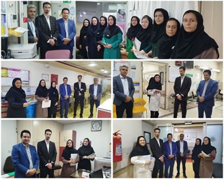تجلیل از ماماهای بیمارستان‌ شهیدان مبینی به مناسبت روز جهانی ماما