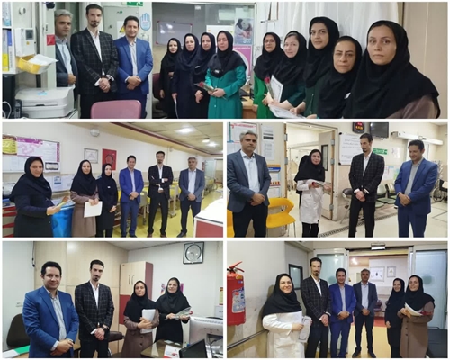 تجلیل از ماماهای بیمارستان‌ شهیدان مبینی به مناسبت روز جهانی ماما